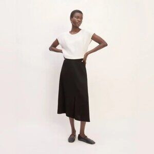 Everlane The Mini Jacquard Stripe Slip Skirt